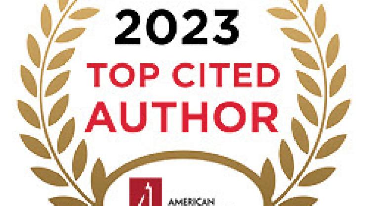 top cited author award